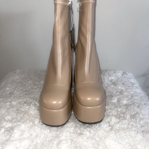 Rag & Co Purnell Platform Wedge Booties - Picture 3 of 9